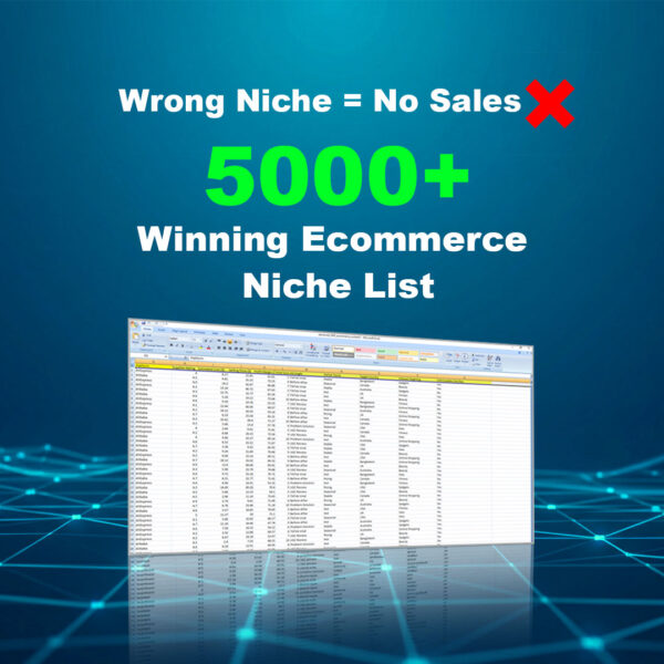 5000+ Ecommerce Niche from alibaba + AliExpress